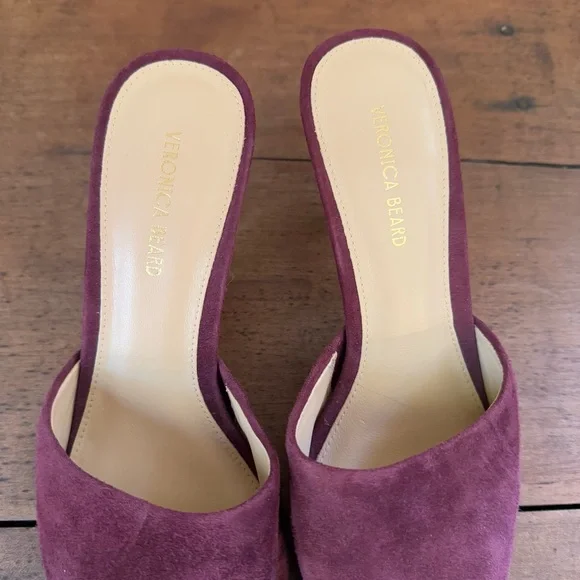 Veronica Beard Merla Kitten Heel - Merlot Women’s Size 6 - Picture 6 of 11